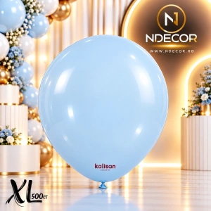 SET 500 Baloane Latex 30cm Macaron Pale Baby Blue XL 3007