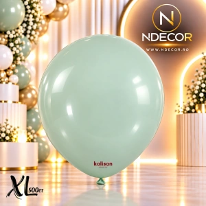 SET 500 Baloane Latex 30cm Winter Green Retro XL 8007