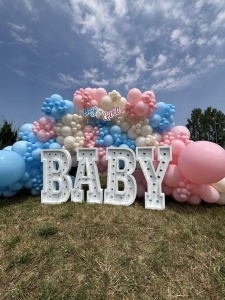 Set Litere BABY cu LED – 100 cm | Litere Volumetrice pentru Botez & Baby Shower - Img 3