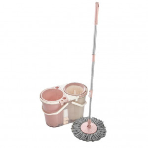 Set curatenie VA™ Mop Set Twister VP.602, model care nu amesteca apa curata cu apa murdara, galeata cu storcator si rezerva mop