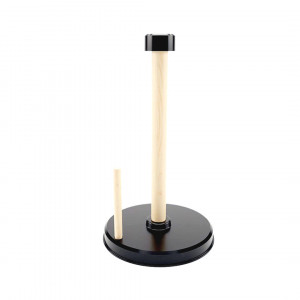 Suport din lemn pentru rola prosoape hartie, MT.8103, 30 cm