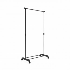 Umeras, pentru haine, de sine statator, Perilla® HS1 , 42 x 80 x 88 -153 cm, Negru