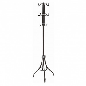 Cuier tip pom HousePlus Hanger 360, cu 3 Nivele si 10 Agatatori, 164cm, Negru / Gri