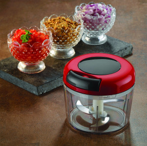 Tocator Manual VA™ VP.010, 3 Cutite, 900 ml, Rosu - Img 2