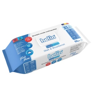 Servetele Umede Helin FRESH HOME Multisuprafete cu Otet si bicarbonat, 100 Buc, igienice, fara clor