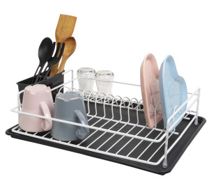 Suport uscator de vase Perilla N1 Alb,11.5x44x35.3 cm