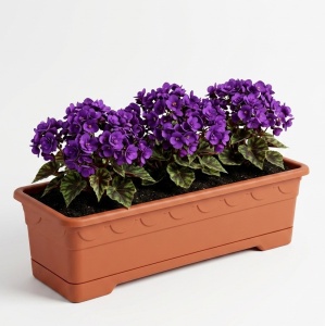 Jardiniere pentru flori Classic 60 cm Maro