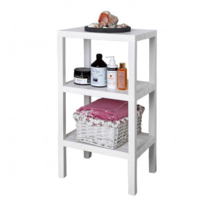 Raft universal, RFT etajera cu 3 polite, 72x38x33 cm, Alb