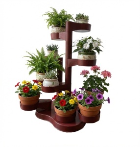 Suport pentru ghivece cu 10 brate, inaltime 85cm - Img 2