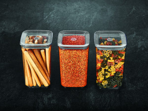 Set 3 Cutii pentru alimente VA™ VP.264 SUDE, 3x1200 ml, Transparent - Img 2