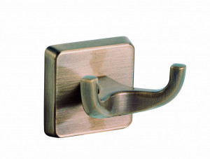 Cuier dublu pentru baie Karlim Milet Antic Gold 37011K