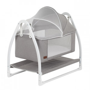 Patut 2 in 1 PUANTI Nova Gold, 95x57x83 cm, Gri