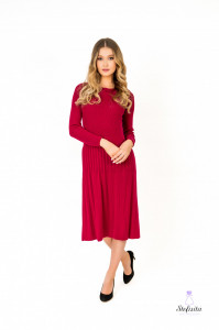 Rochie Progresiva Merinos, Berry - Img 4