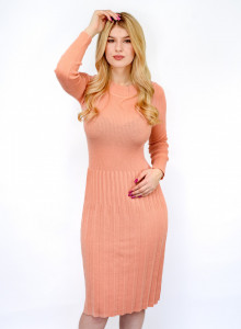 Rochie Progresiva Merinos, Piersica - Img 4