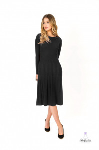Rochie Progresiva Merinos, Negru - Img 1
