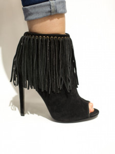 Botine primavara toamna fashion franjuri