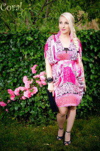 Rochie voal imprimat scurta moda