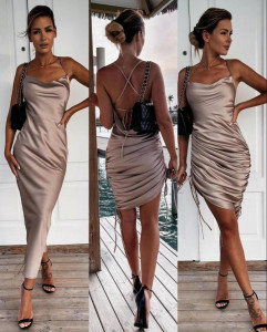 Rochie furou tendinte saten