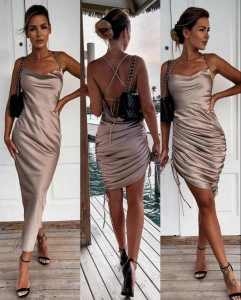 Rochie furou tendinte saten