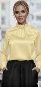 Bluza eleganta galbena
