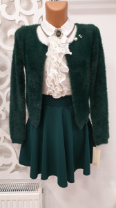 Jerse moda elegant casual brosa detasabila pufos