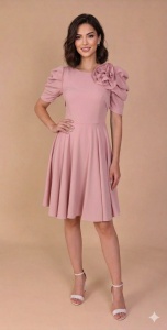 Rochie roz clos 