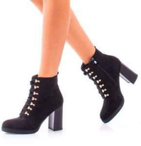 Botine siret fermoar toc gros