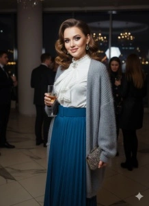 cardigan pufos modă office damă îmbrăcăminte toamnă iarnă cardigan mustard elegant