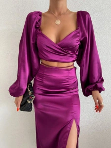 Compleu elegant satinat