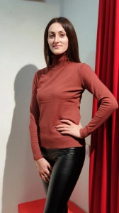 Maleta gat maneci lungi tricotaje casual
