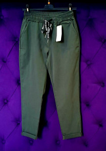 Pantaloni kaky material elastic