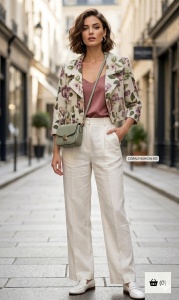 Jacheta imprimeu vintage sacou vintage chic