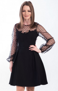 Rochie maneca tull buline 