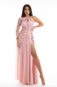 Rochie lunga roz