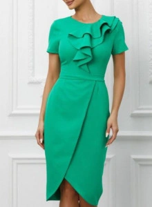 Rochie Marilena verde