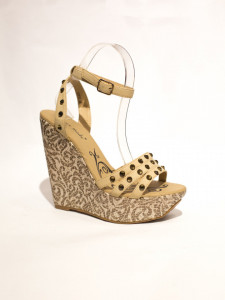 Sandale platforma imitatie piele 
