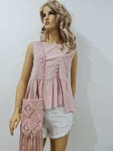 Bluza bumbac tendinte roz