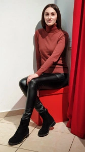 Maleta gat maneci lungi  trend tricotaje