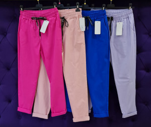 Pantaloni elastici strech snur confort asigurat