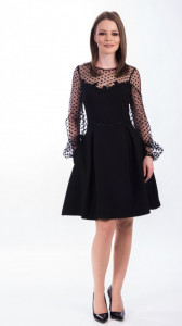 Rochie fashion material brodat