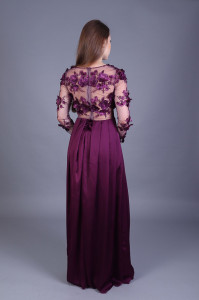 Rochie maneci lungi superba eleganta lunga 