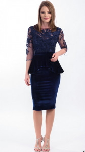 Rochie material catifelat 