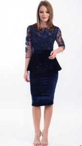 Rochie material catifelat 