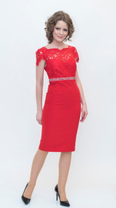 Rochie tull brodat croi cambrat corp