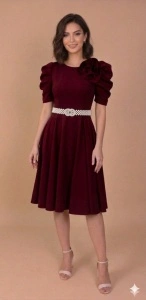 Rochie Megan bordo