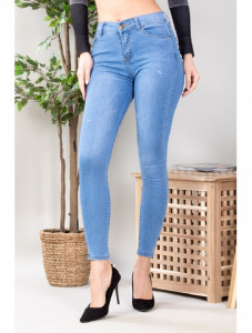 Blugi denim bleu fashion