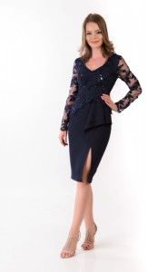 Rochie tull brodat aplicatii paiete