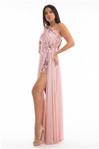 Rochie glamour lunga eleganta detalii spectaculoase