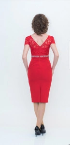Rochie accesoriu strasuri talie