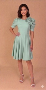 Rochie Megan vernil